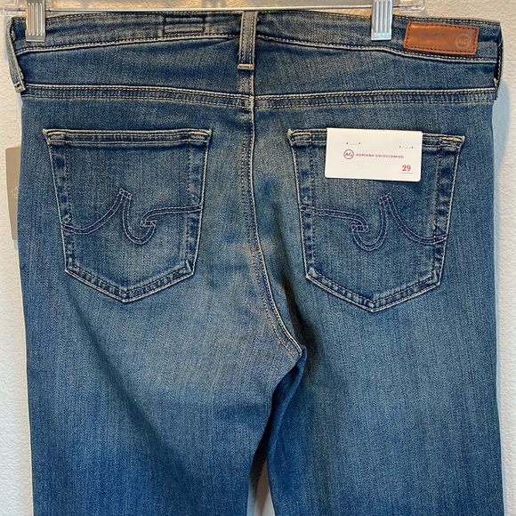 AG Goldschmied Dark Wash Mid Rise The Angel Flair Jeans 29 - Picture 9 of 15